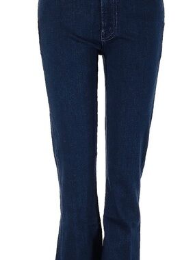 MOTHER High-Rise Dark Blue Bootcut Jeans